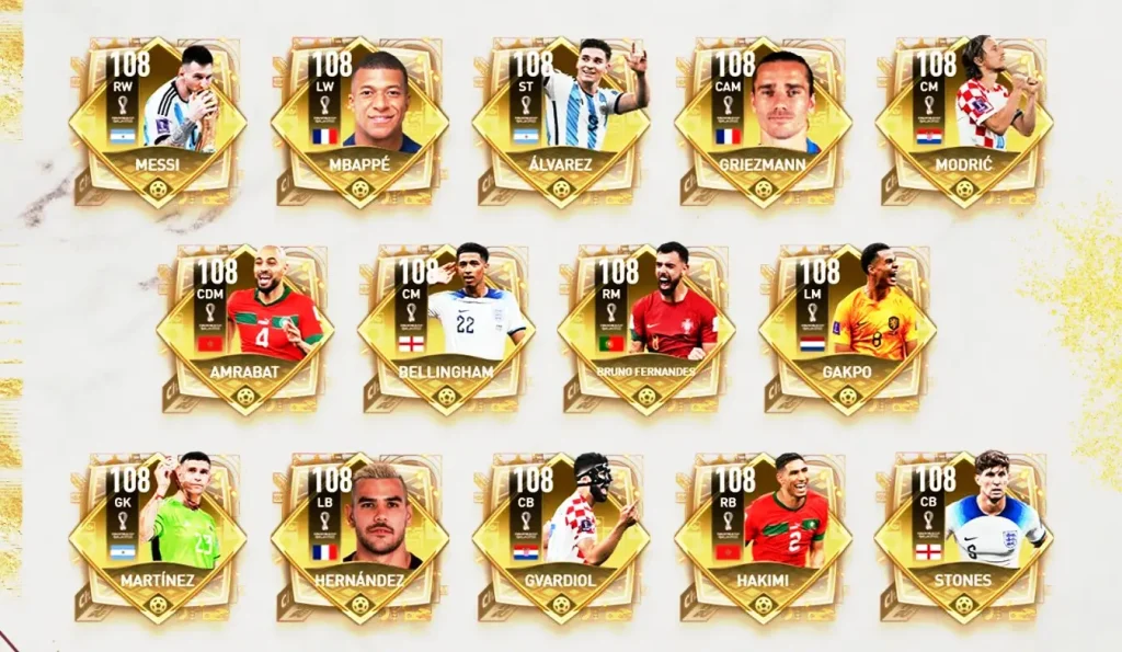 Players from all over the world participate FIFA Mobile